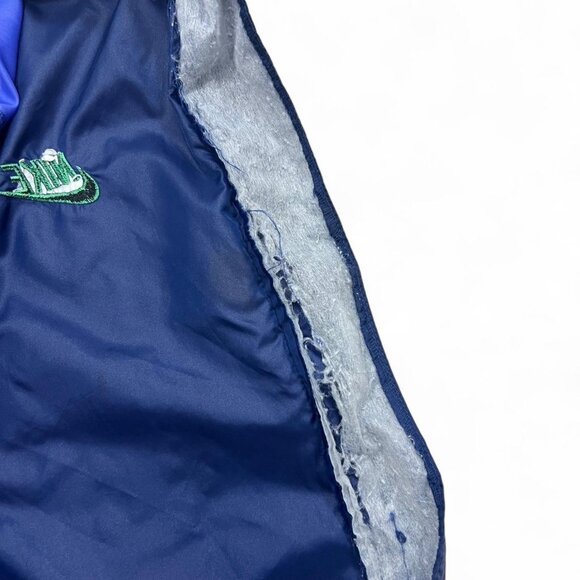 Nike Navy Retro Style Windbreaker Jacket Running‎ Street Style Men’s XL - Picture 7 of 8